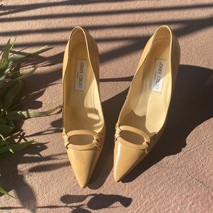 Vintage Jimmy Choo leather pumps
